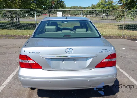 2005 Lexus Ls 430 from USA, damaged, VIN JTHBN36F055000824